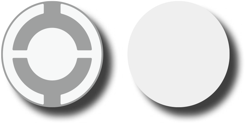 銀電極水晶振動子