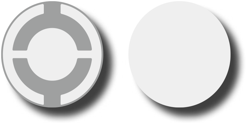 銀電極水晶振動子